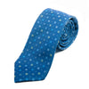 Eton Blue Floral Patterned Silk Tie