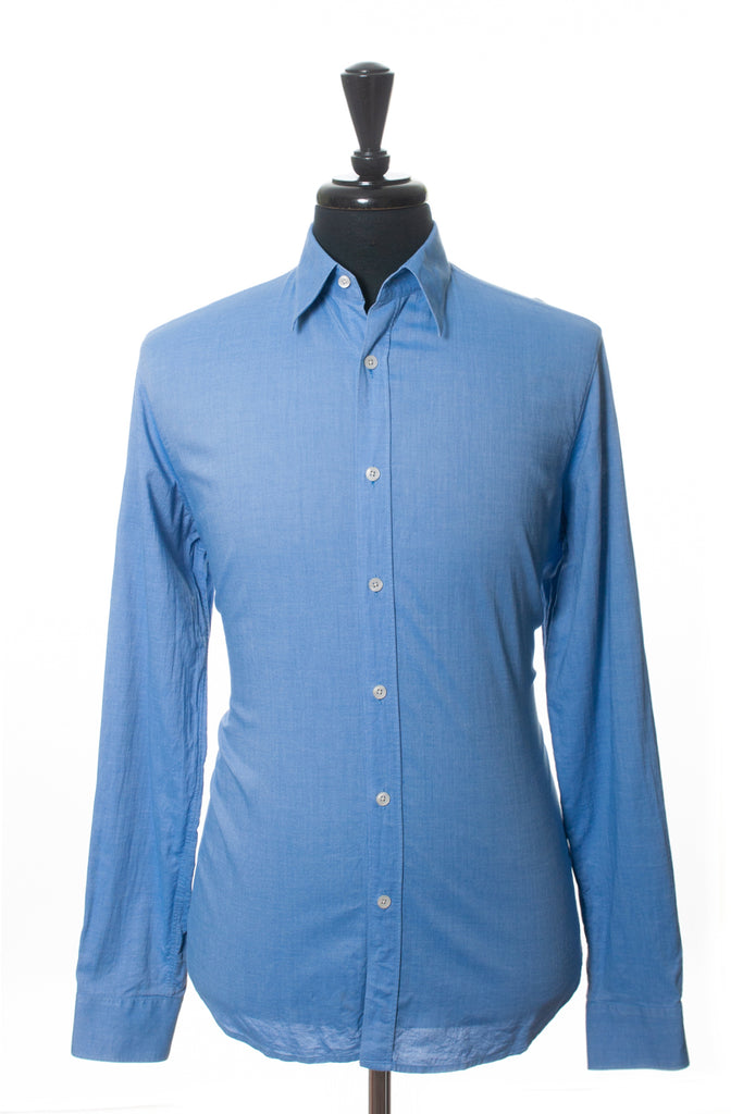 Theory Blue Sebastian Visual Shirt