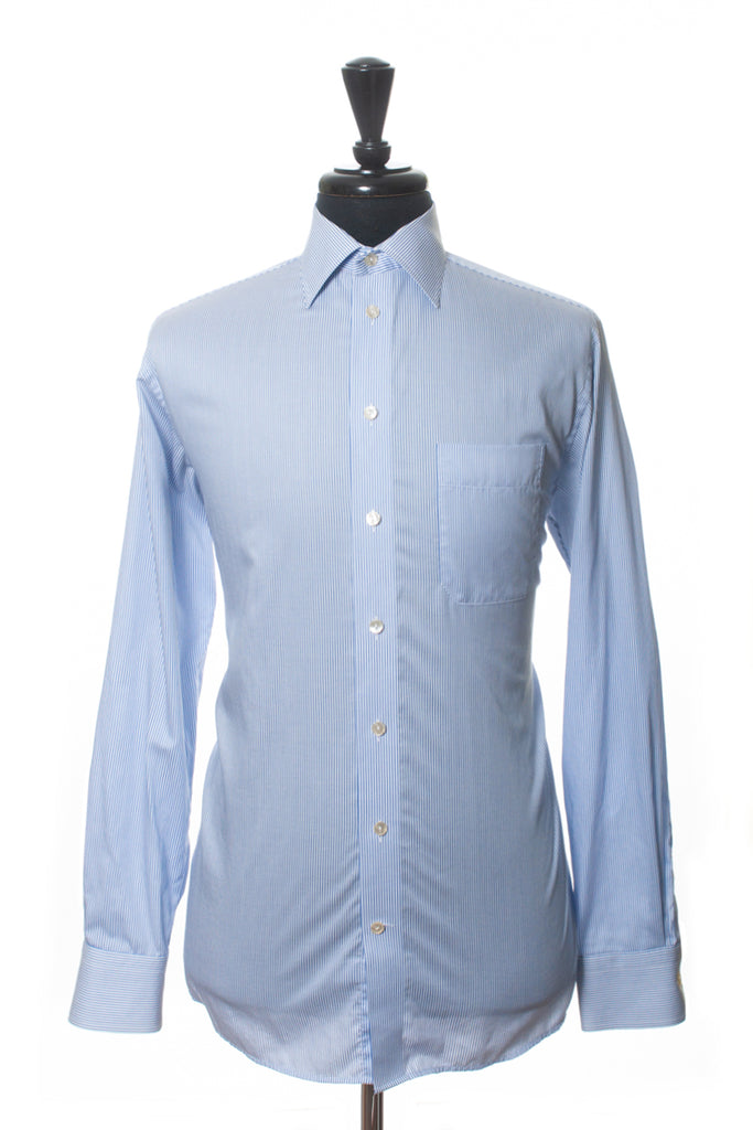 Eton Blue Striped Classic Fit Shirt