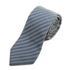 Eton Gray Striped Silk Tie