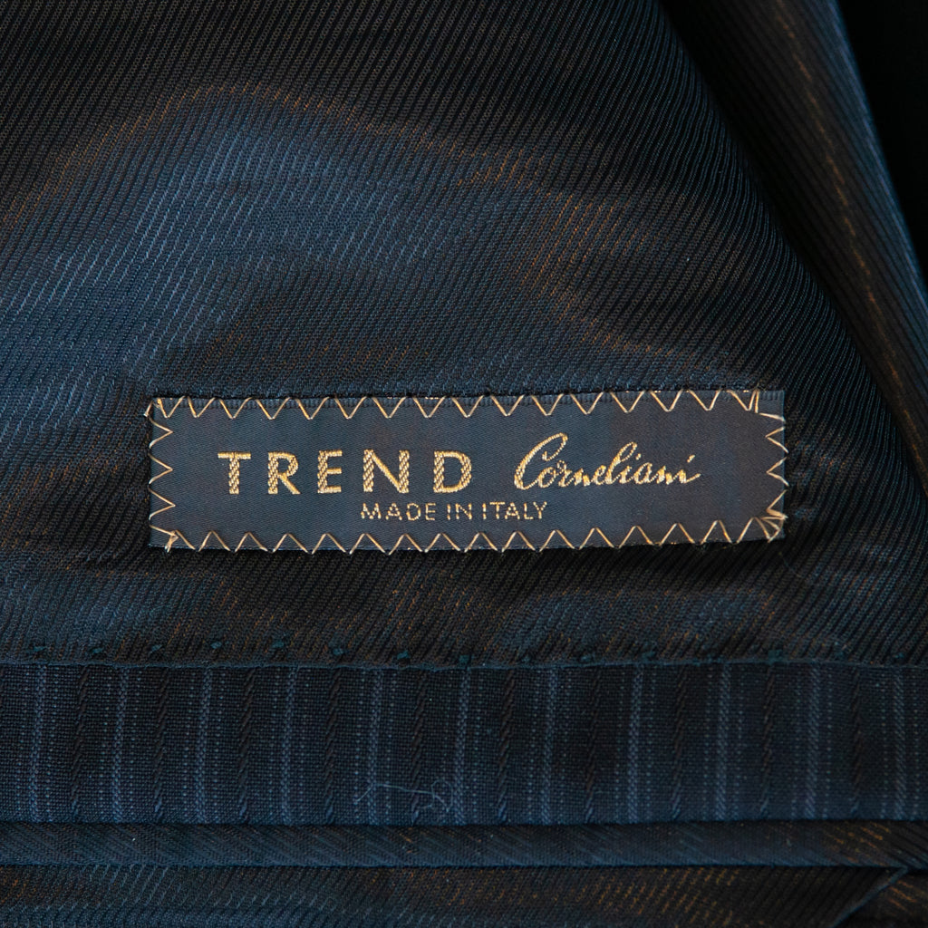 Corneliani Trend Black Striped New Sporti Suit