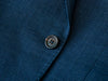Brunello Cucinelli Blue Puppytooth Silk Linen Suit