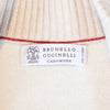 Brunello Cucinelli Ecru Full Zip Silk Cashmere Cardigan Sweater