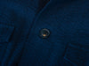 Ring Jacket Navy Blue Seersucker Chore Coat