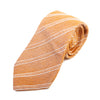 Paolo Albizzati Coral Brown Textured Striped Tie