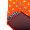 Atelier F&B Geneve Orange Wool Blend Geometric Tie