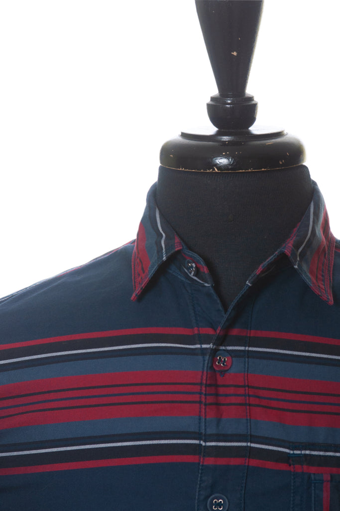White Mountaineering Red and Blue Check Shirt
