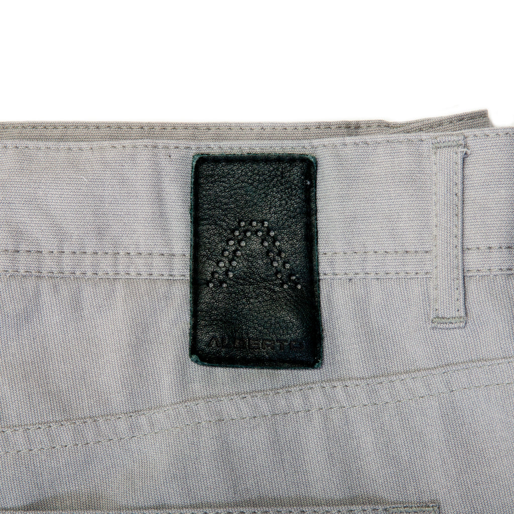 Alberto Light Gray Modern Fit Stone Ceramica Structure Pants