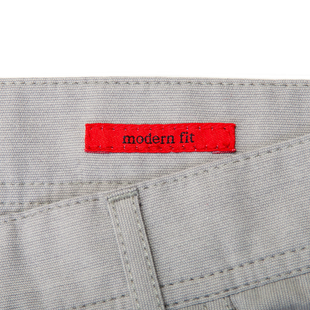 Alberto Light Gray Modern Fit Stone Ceramica Structure Pants