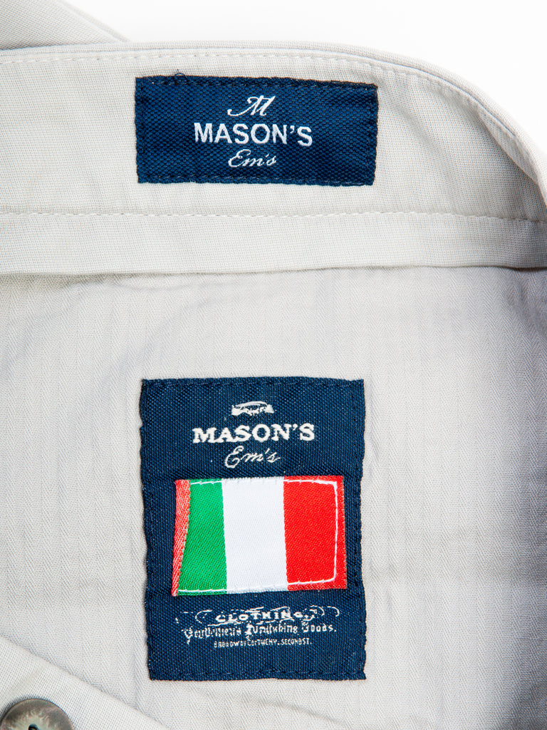 Mason’s Light Gray Torino Jersey Pants