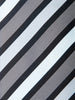 Hugo Boss Gray on Sky Blue Striped Tie