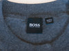Hugo Boss Gray Cotton Ifeo Crew Neck Sweater