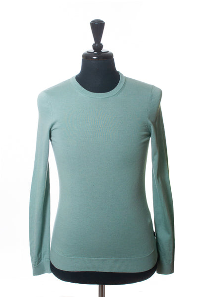 Hugo Boss Mint Green Slim Fit Leno-P Sweater