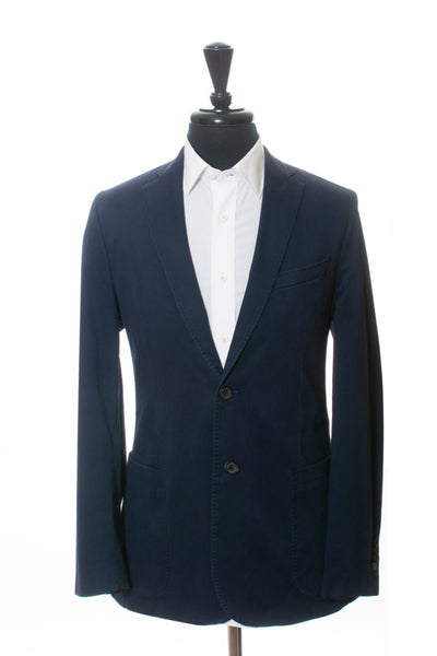 Joseph Abboud Indigo Blue Stretch Cotton Blazer