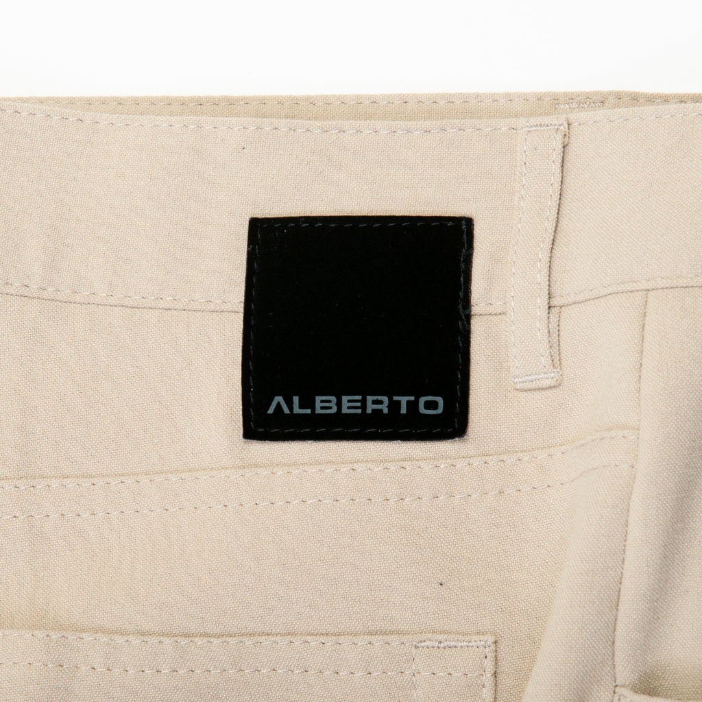Alberto Sand Brown Tom Ceramica Comfort Fit Pants