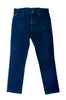 Emporio Armani Blue Button Fly Stretch Denim Jeans