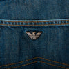 Armani Jeans Distressed Button Fly Jeans