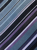 Giorgio Armani Lilac on Gray Barcode Striped Tie