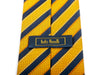 Italo Ferretti Navy Blue on Gold Striped Tie