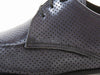 Prada Gray Perforated Leather Shoes