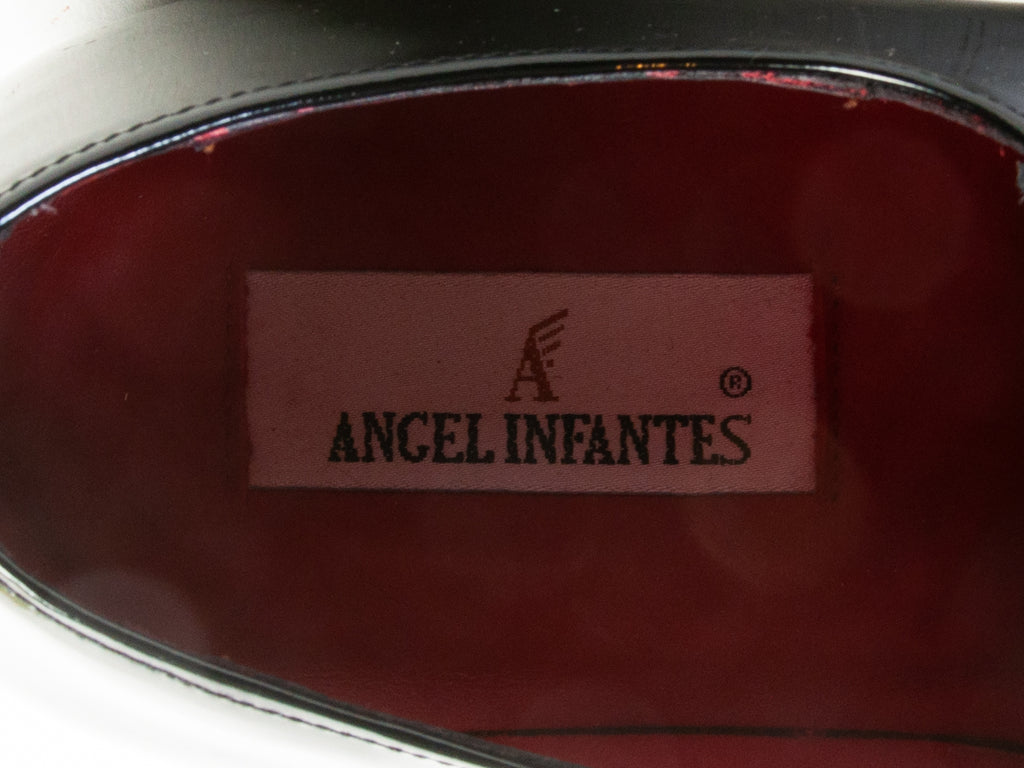 Angel Infantes Black Patent Leather Shoes