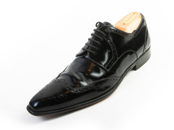 Dolce & Gabbana Black Wingtip Shoes