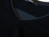 ZZegna Black on Gray Color Block V-Neck Sweater