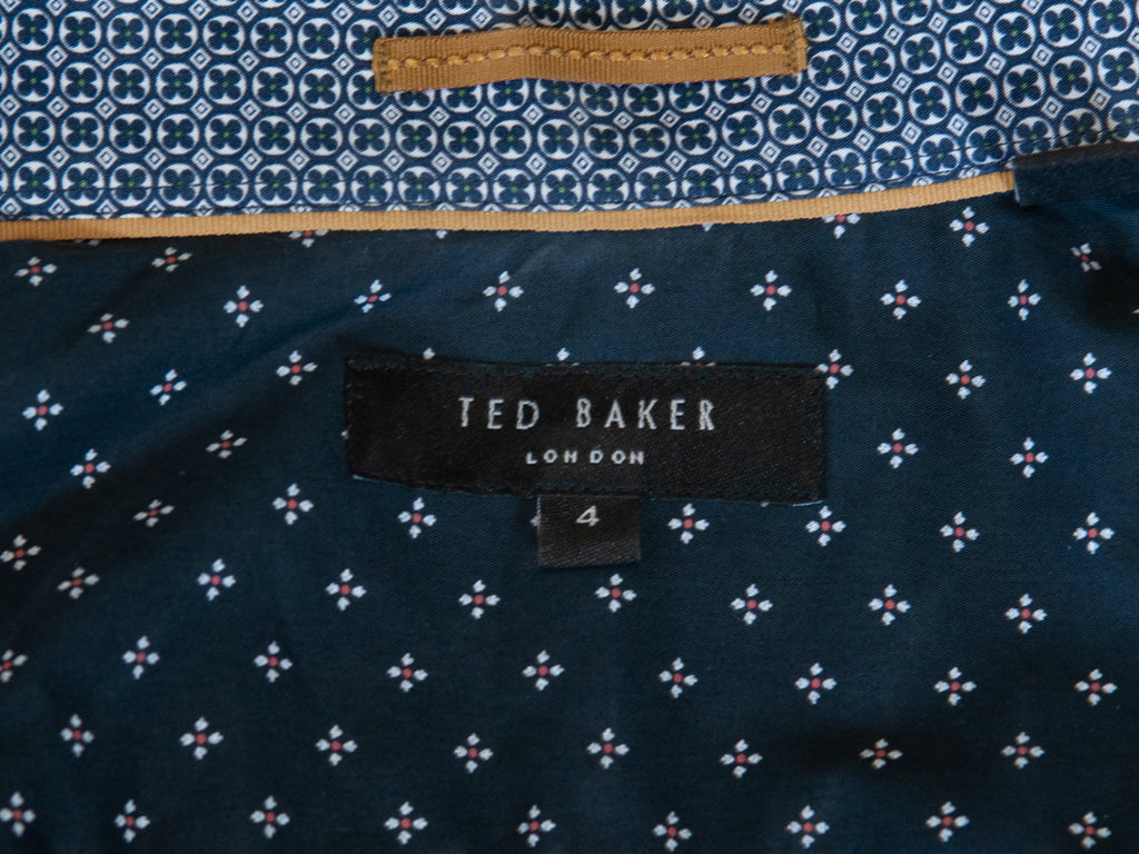 Ted Baker Navy Blue Whiplash Shirt