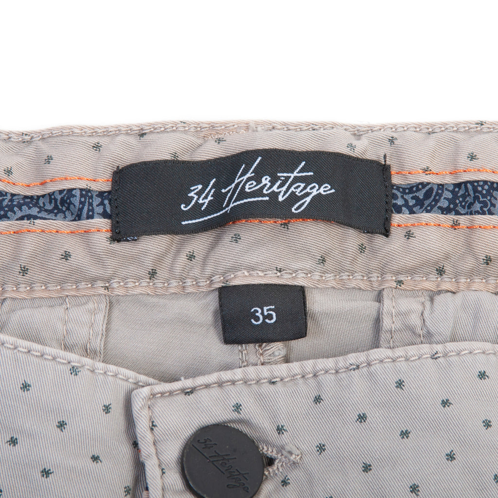 34 Heritage Light Brown Dotted Twill Shorts
