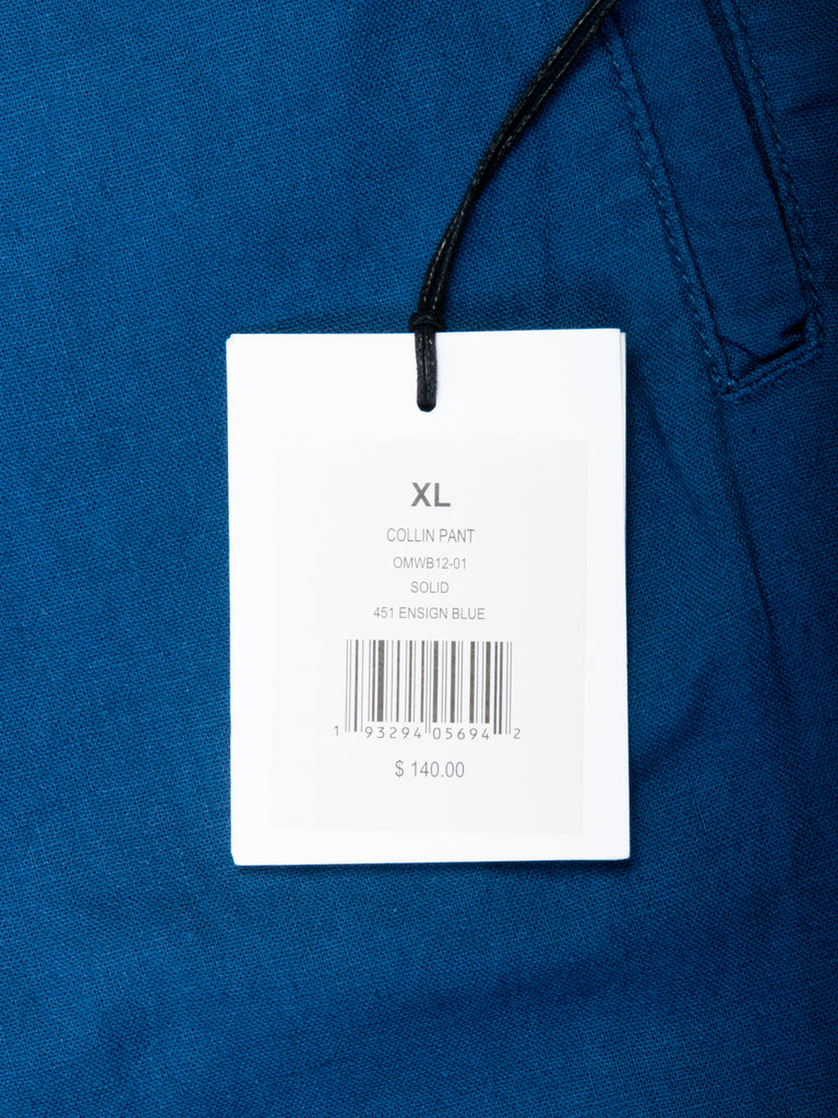 Onia Ensign Blue Collin Pants