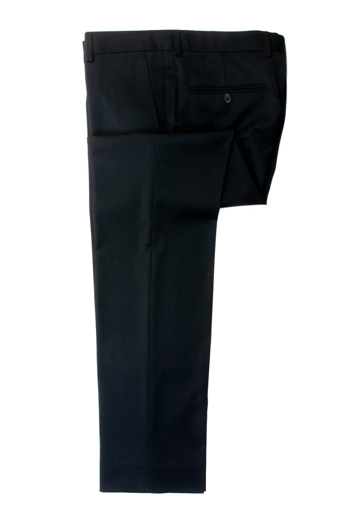 ZZegna Black Slim Fit Performance Trousers