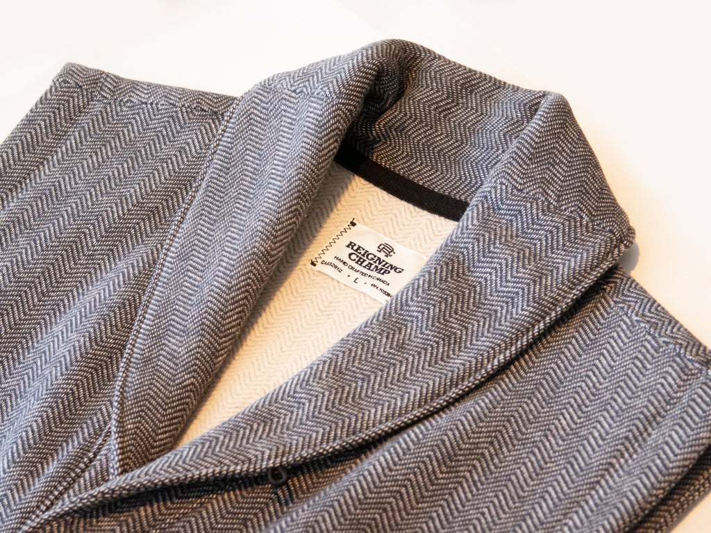 Reigning Champ Gray Herringbone Vest