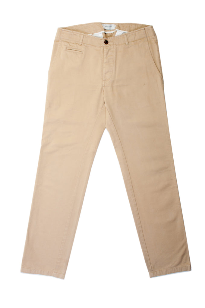 Wings + Horns Beige Button Fly Chinos