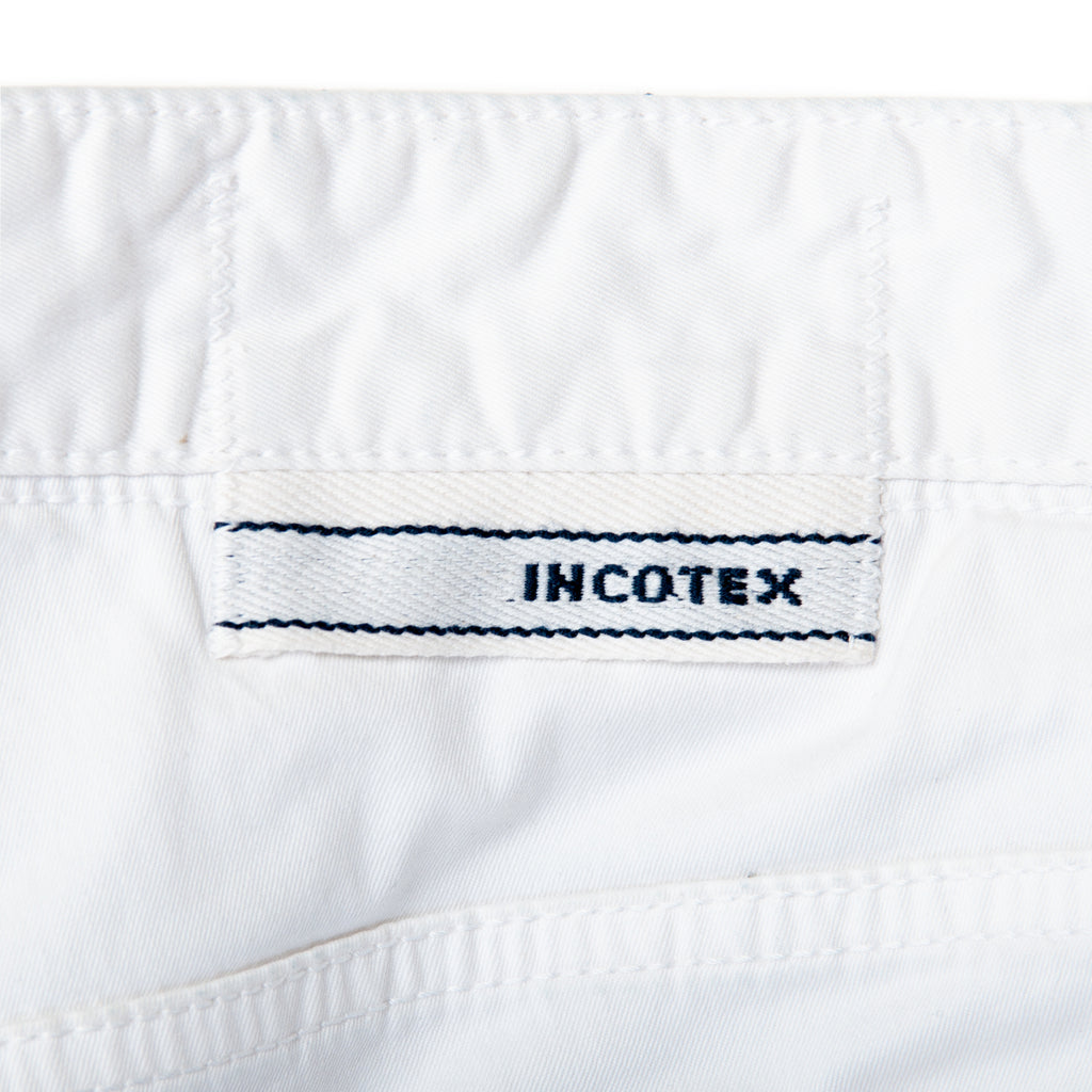 Incotex White Ray Regular Five Pocket Pants