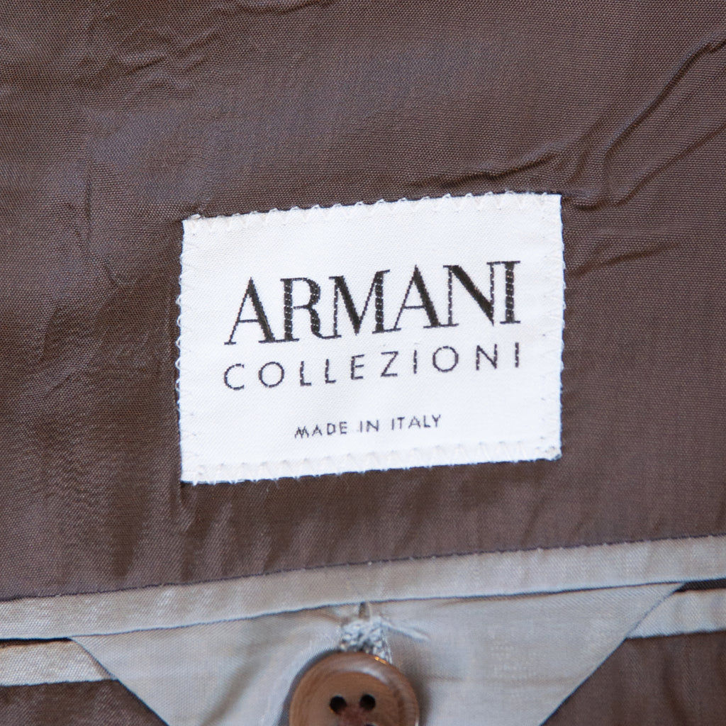Armani Collezioni Brown Wool Blazer