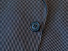 Hugo Boss Gray Striped Cotton Linen Maxwell Blazer