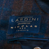 Lardini Brown Check Cashmere Blend Dressy Z02 Blazer