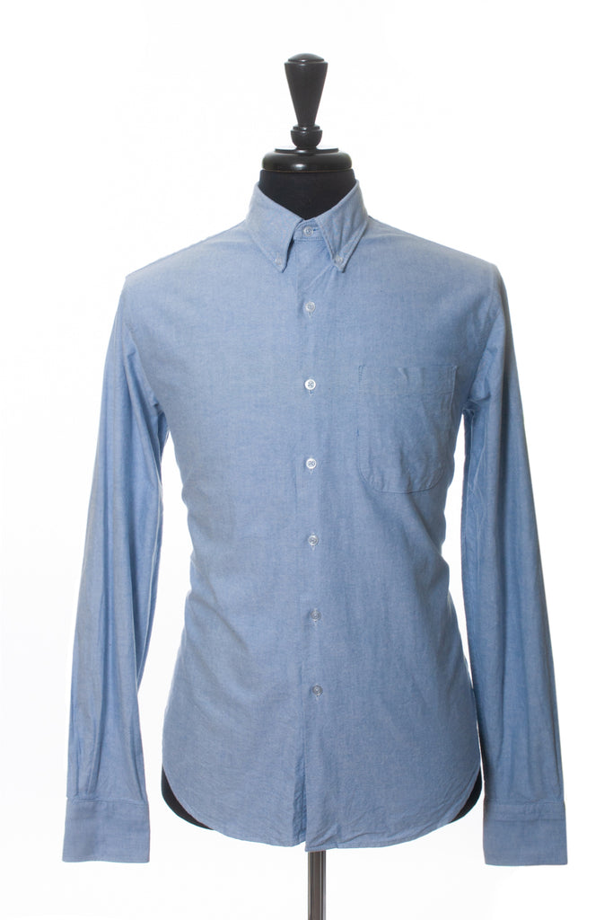 Naked & Famous Blue Oxford Button Down Shirt
