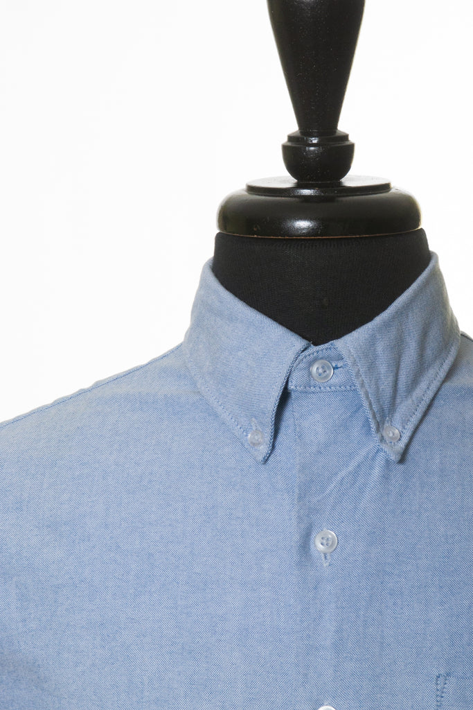 Naked & Famous Blue Oxford Button Down Shirt