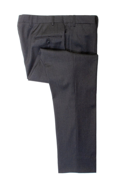 Canali 1934 Dark Gray Wool Trousers
