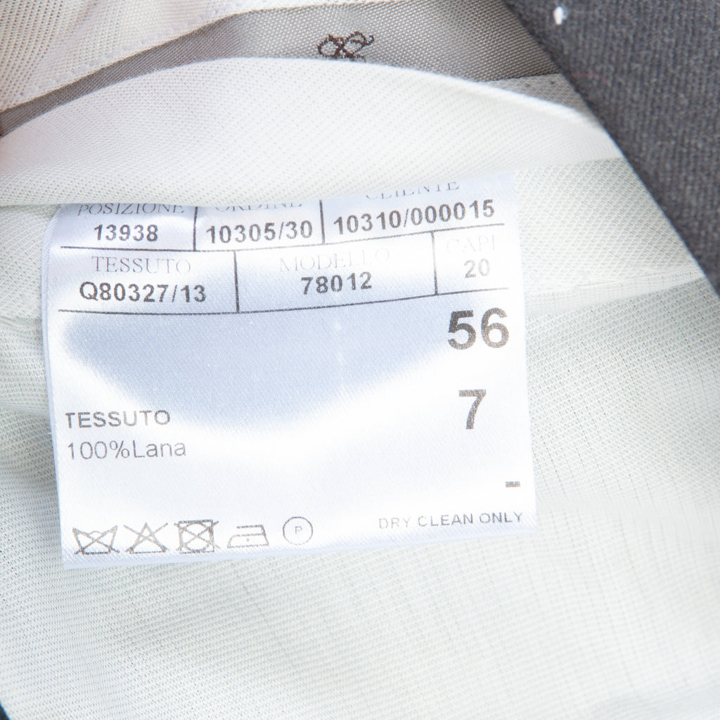 Canali 1934 Dark Gray Wool Trousers