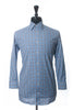 Eton Blue Check Contemporary Fit Poplin Shirt