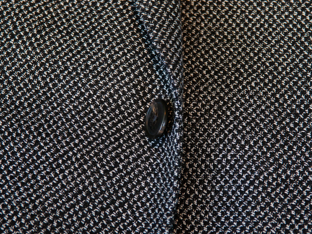 Armani Collezioni M-Line Black Weave Monopetto Blazer
