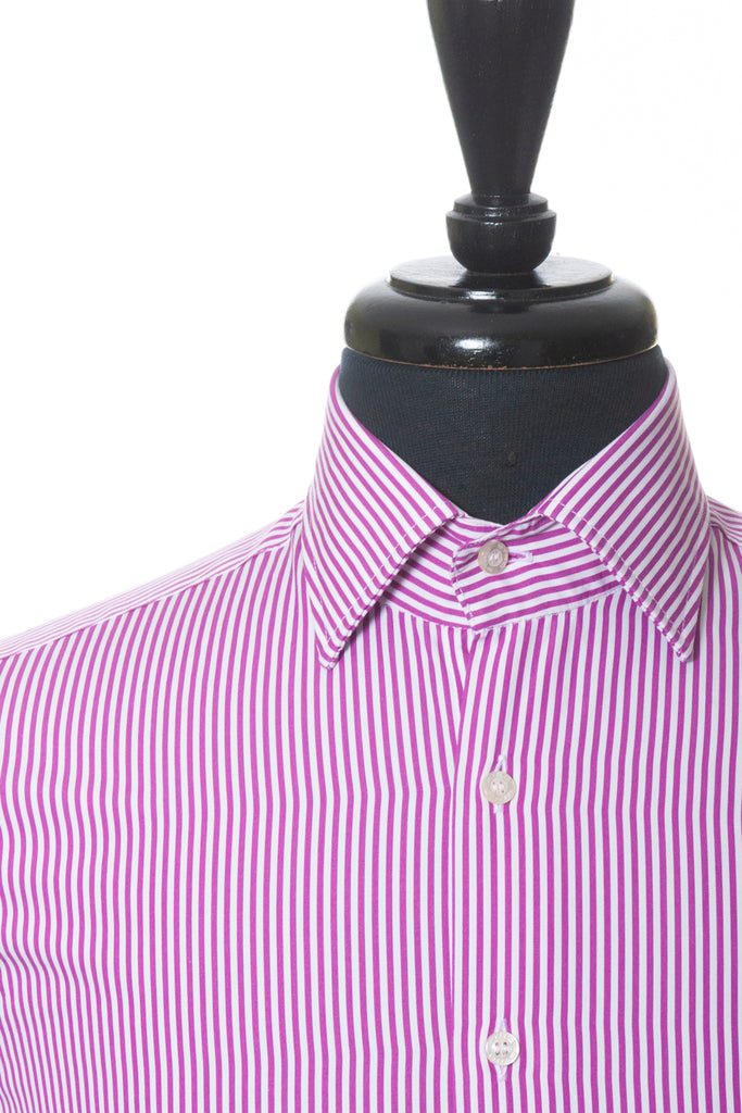 Etro Purple Striped Dress Shirt