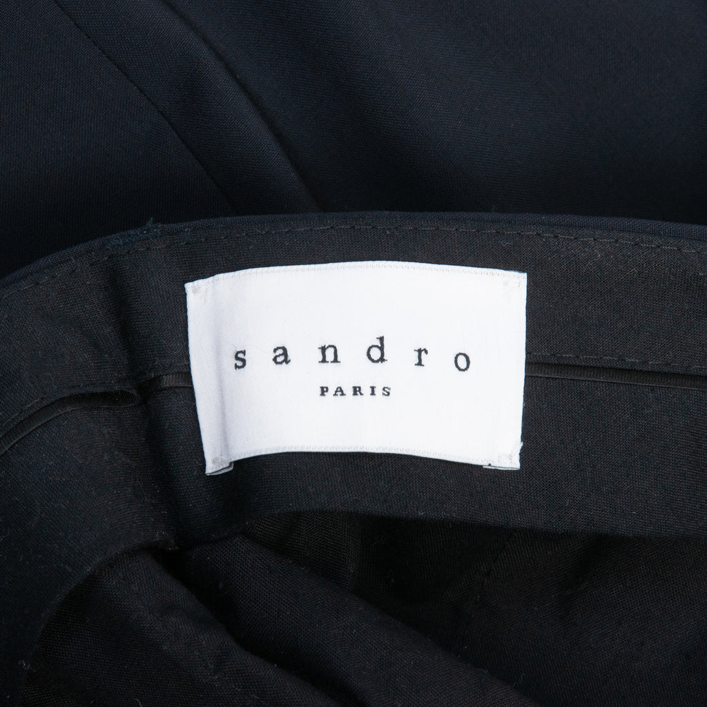 Sandro Paris NWT Black Wool Trousers
