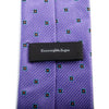 Ermenegildo Zegna Purple Floral Geometric Patterned Tie