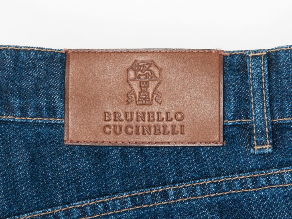 Brunello Cucinelli Traditional Fit Button Fly Jeans