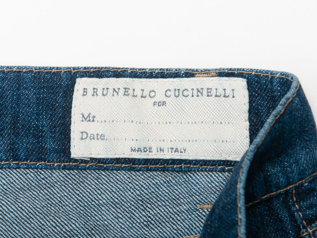 Brunello Cucinelli Traditional Fit Button Fly Jeans