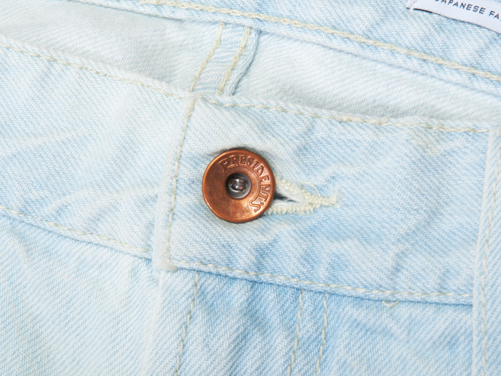 President's Bleach Wash Japanese Icarus Cutoff Denim Jeans