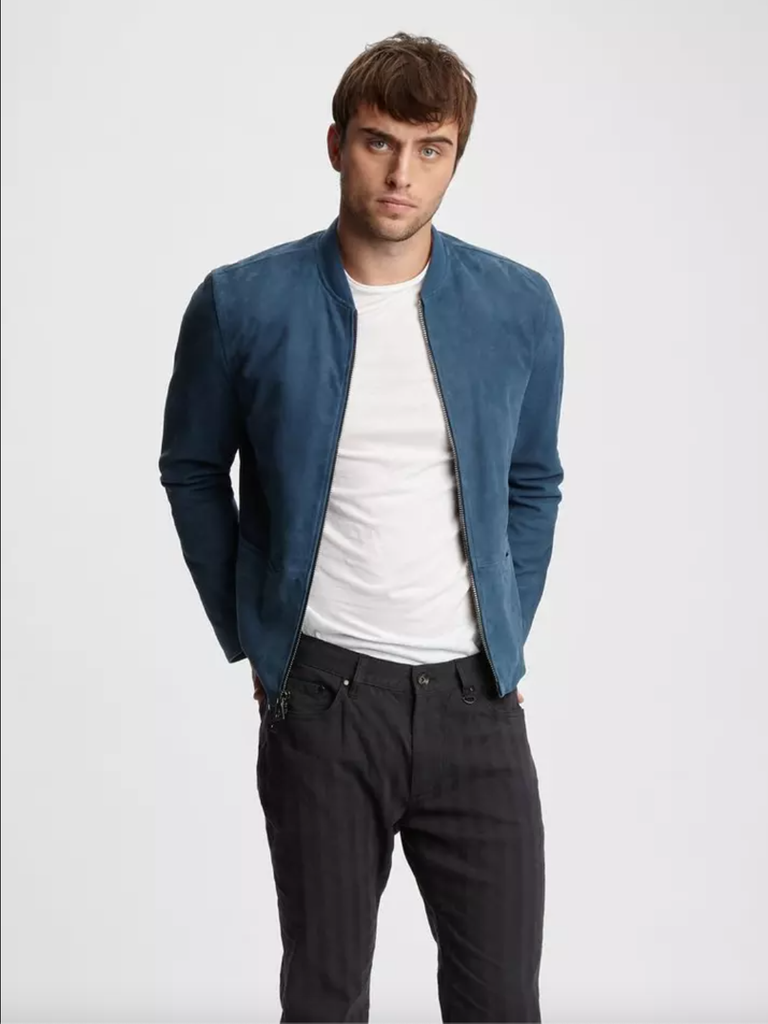 John varvatos goat suede 2025 jacket